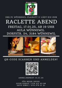 Raclette Abend 17.01.2025